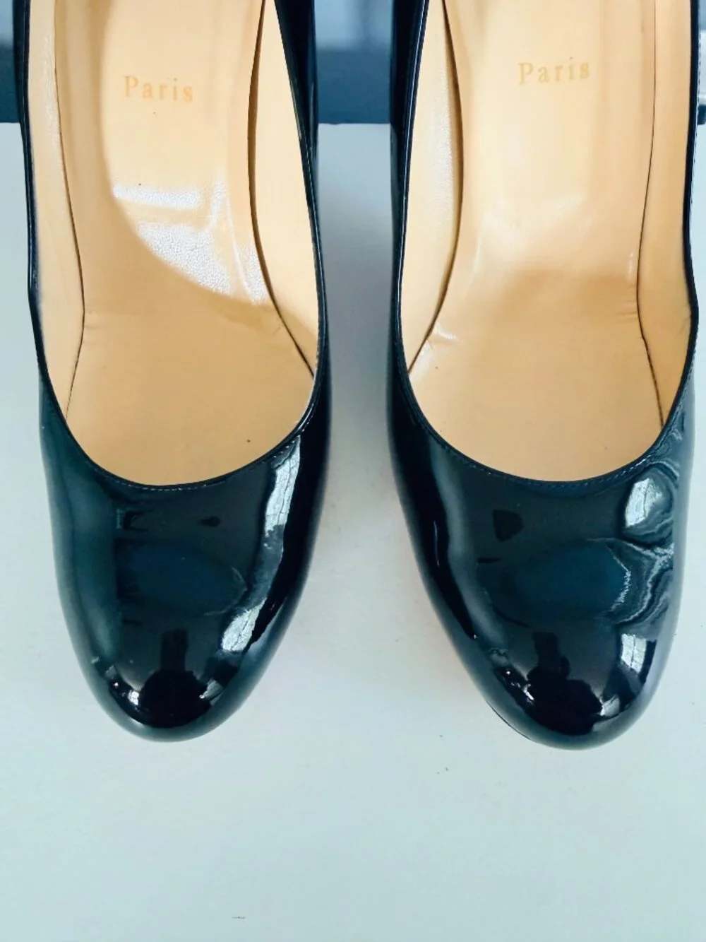 Christian Louboutin Black Patent Leather Pumps Heels – EU 42.5